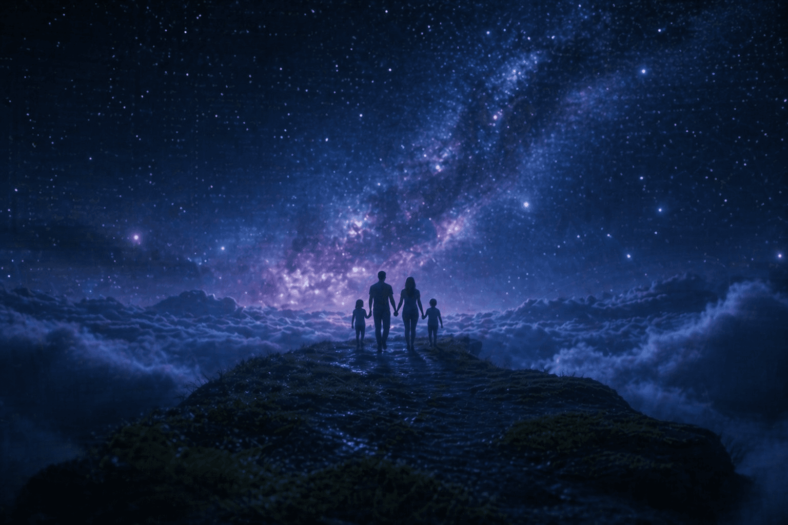 Brandon with his family